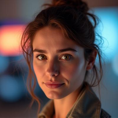 Portrait of Amelia Brown, an innovative textile arts instructor